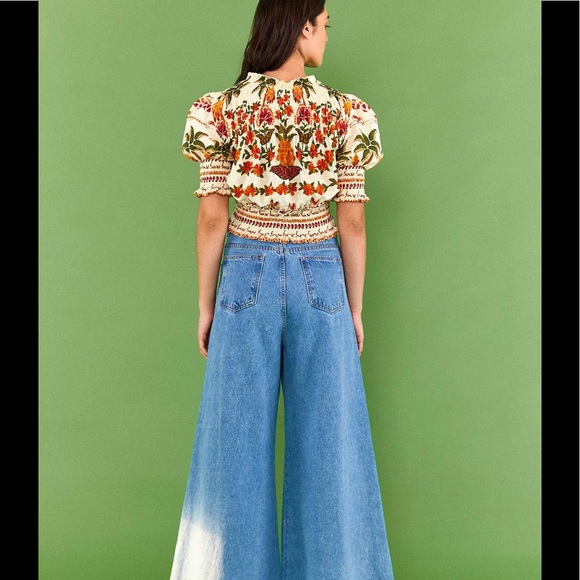 FARM RIO Off White Made In Brazil Blouse - Picture 2 of 14